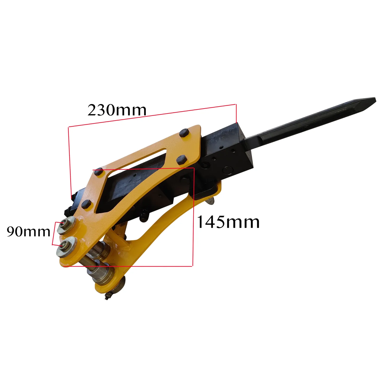 TYPHON Attachments Hydraulic Break Hammer Attachment for Mini Digger USA View 2