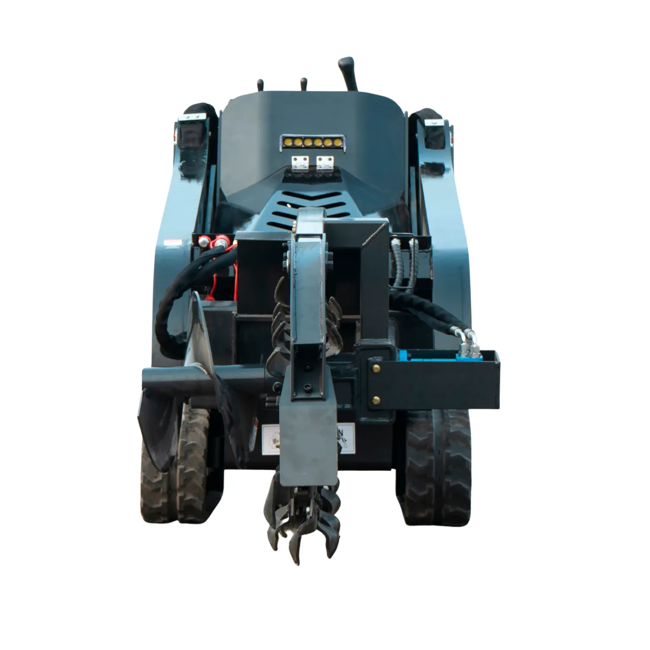 800mm Hydraulic Chain Trencher Attachment for TYPHON STOMP X1300 & STOMP 509 Mini Skid Steers View 2
