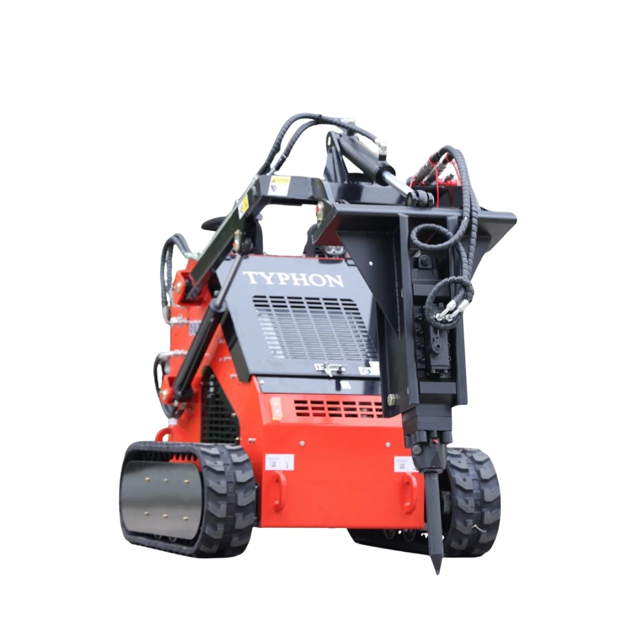 Skid Steer Loader Hydraulic Hammer Concrete Breaker Attachment USA View 2