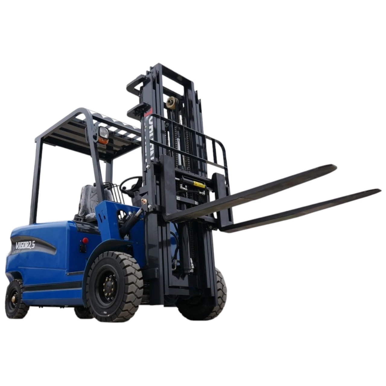New 2025 TYPHON VIGOR 2.5 Blue Electric Forklift 2.5 Ton Lifter Lift Truck Jitney Hi-Lo View 3