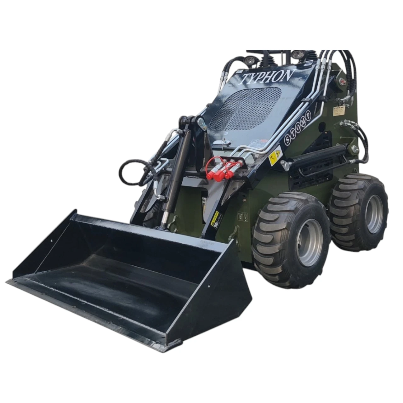 Skid-Steer Loader Wheeled 22.1 HP Honda EPA Gasoline Engine for Gardens, Farming View 3