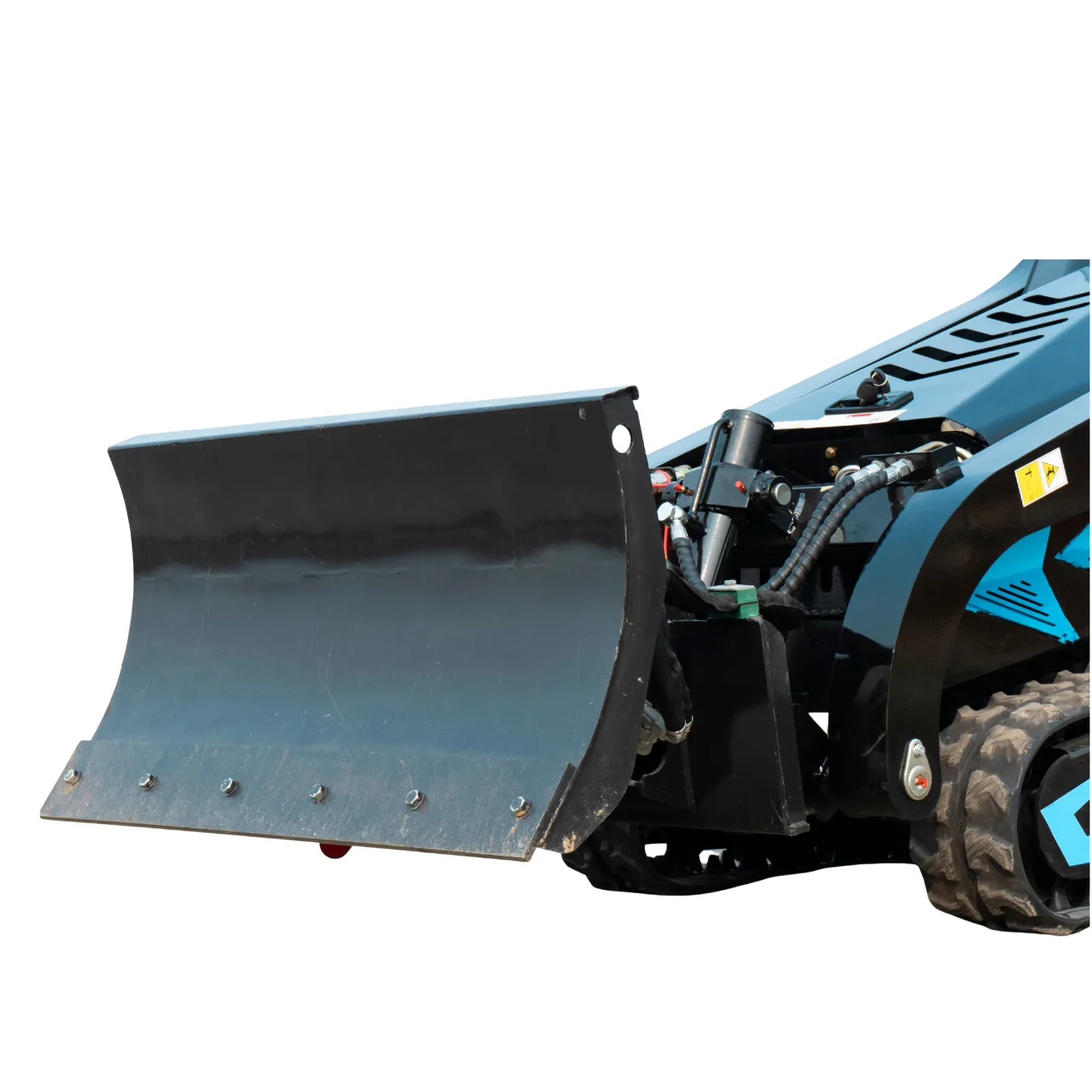 Hydraulic Angle Dozer Blade 30° for TYPHON STOMP X1300 & STOMP 509 Mini Skid Steers – Heavy-Duty Grading & Snow Attachment View 3