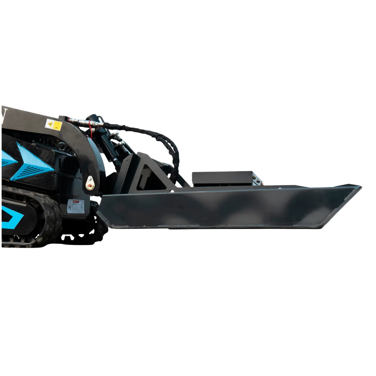 Heavy-Duty 3-Blade Hydraulic Brush Mower Attachment for TYPHON STOMP X1300 & STOMP 509 Mini Skid Steers View 3