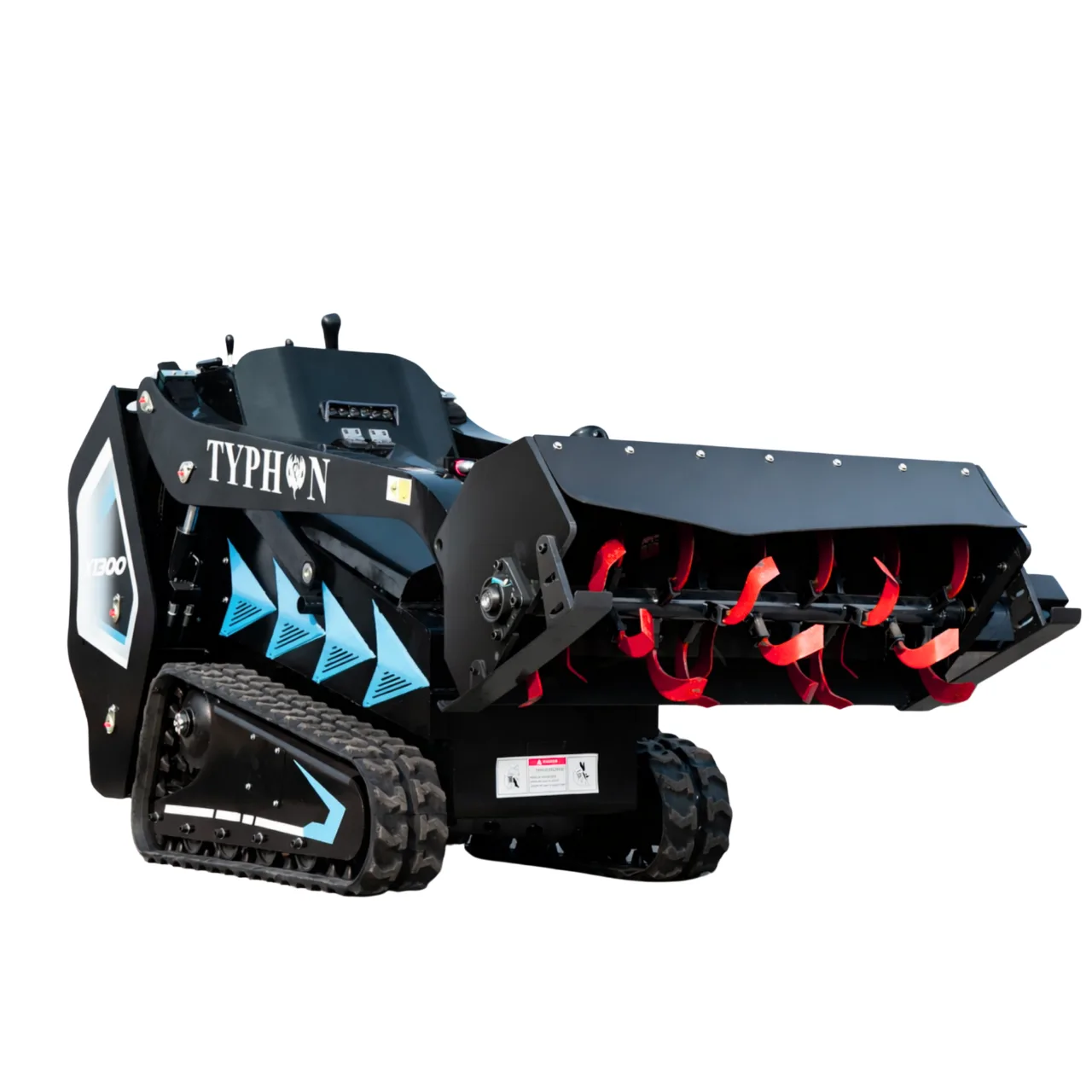 Mini Skid Steer Rotary Tiller Attachment for TYPHON STOMP X1300/TYPHON STOMP 509 View 3
