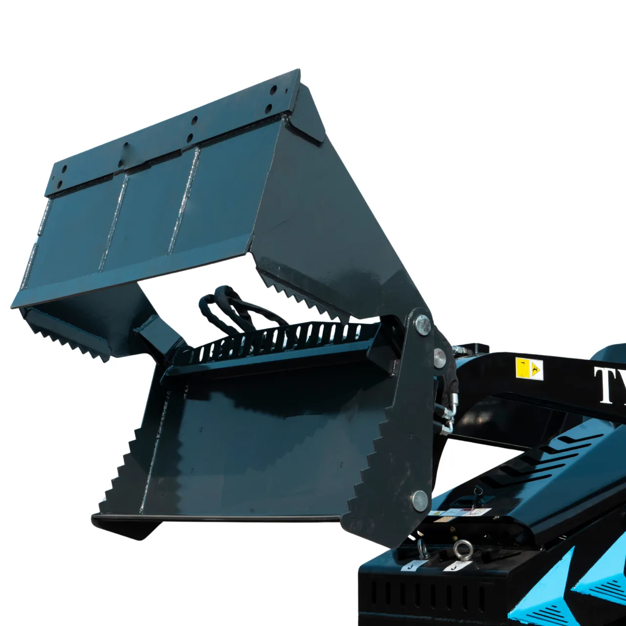4-In-1 Bucket Combo Mini Skid Steer attachment for TYPHON STOMP X1300 & STOMP 509 View 3