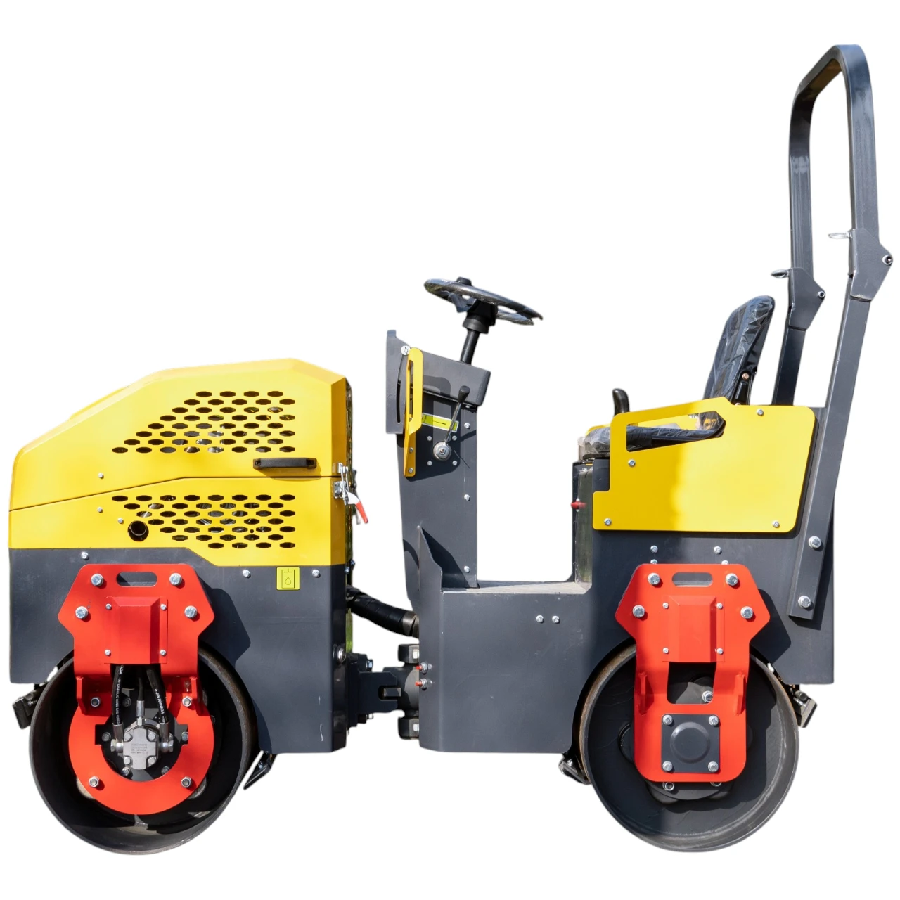 TYPHON FURY 15 Mini Road Roller 1.5Ton 13.5 hp B&S Gas Engine Hydraulic Steering View 3