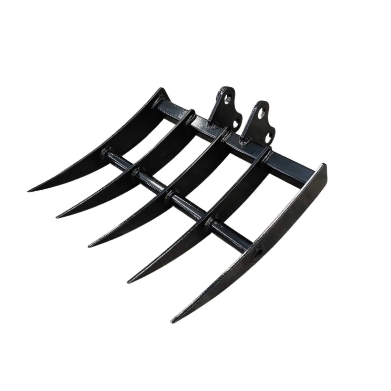 Rake: Mini Excavator Attachment for Grading, Leveling, Loosening , Removing Soil USA View 4