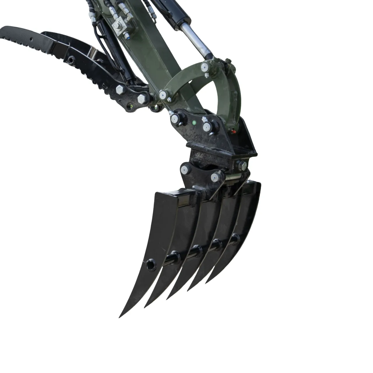 Mini Excavator Rake Compact Attachment General for for TERROR XXV and other 2.1-3 Ton Mini Excavators USA View 4