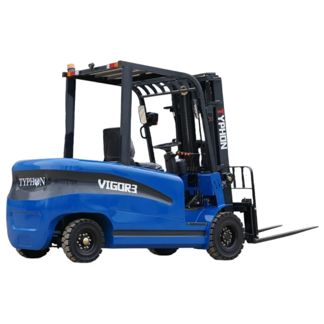 New 2025 TYPHON VIGOR 3.0 Blue Electric Forklift 3 Ton Lifter Lift Truck Jitney Hi-Lo View 4