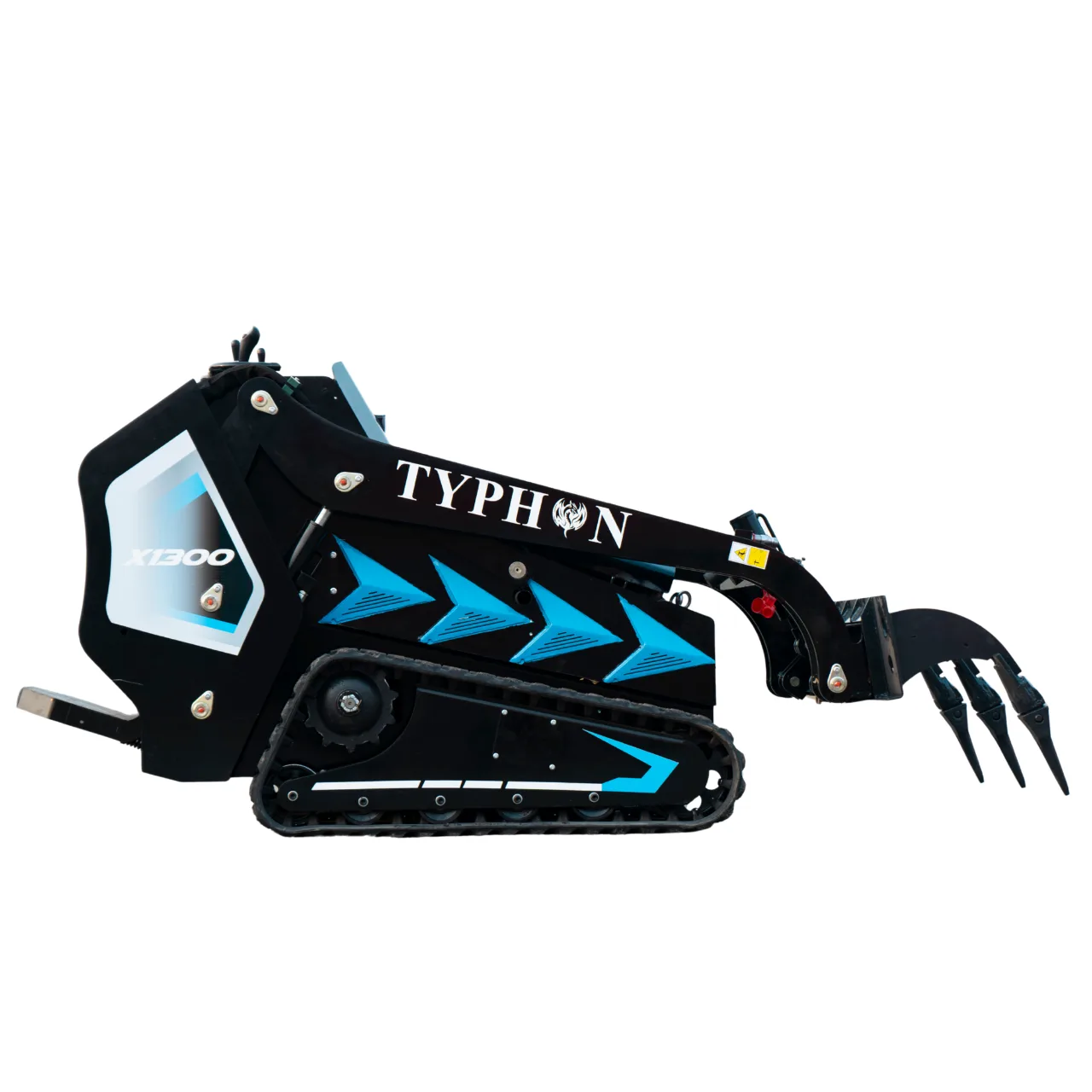 NEW TYPHON STOMP X1300 & STOMP 509 Mini Skid Steer Ripper Attachment 3 Tooth View 4