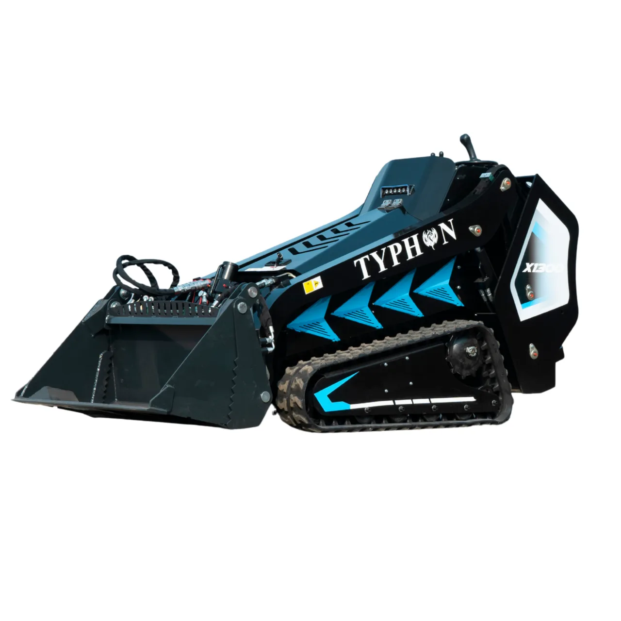 4-In-1 Bucket Combo Mini Skid Steer attachment for TYPHON STOMP X1300 & STOMP 509 View 4