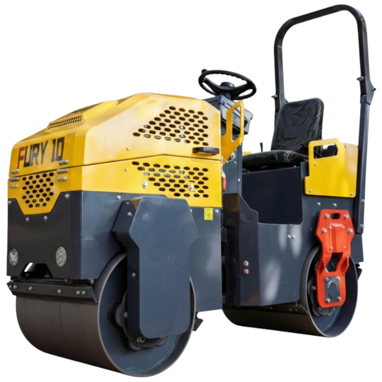TYPHON Fury 10 Mini Road Roller 1Ton Hydraulic oil B&S 13.5hp gas USA air-cooled View 4
