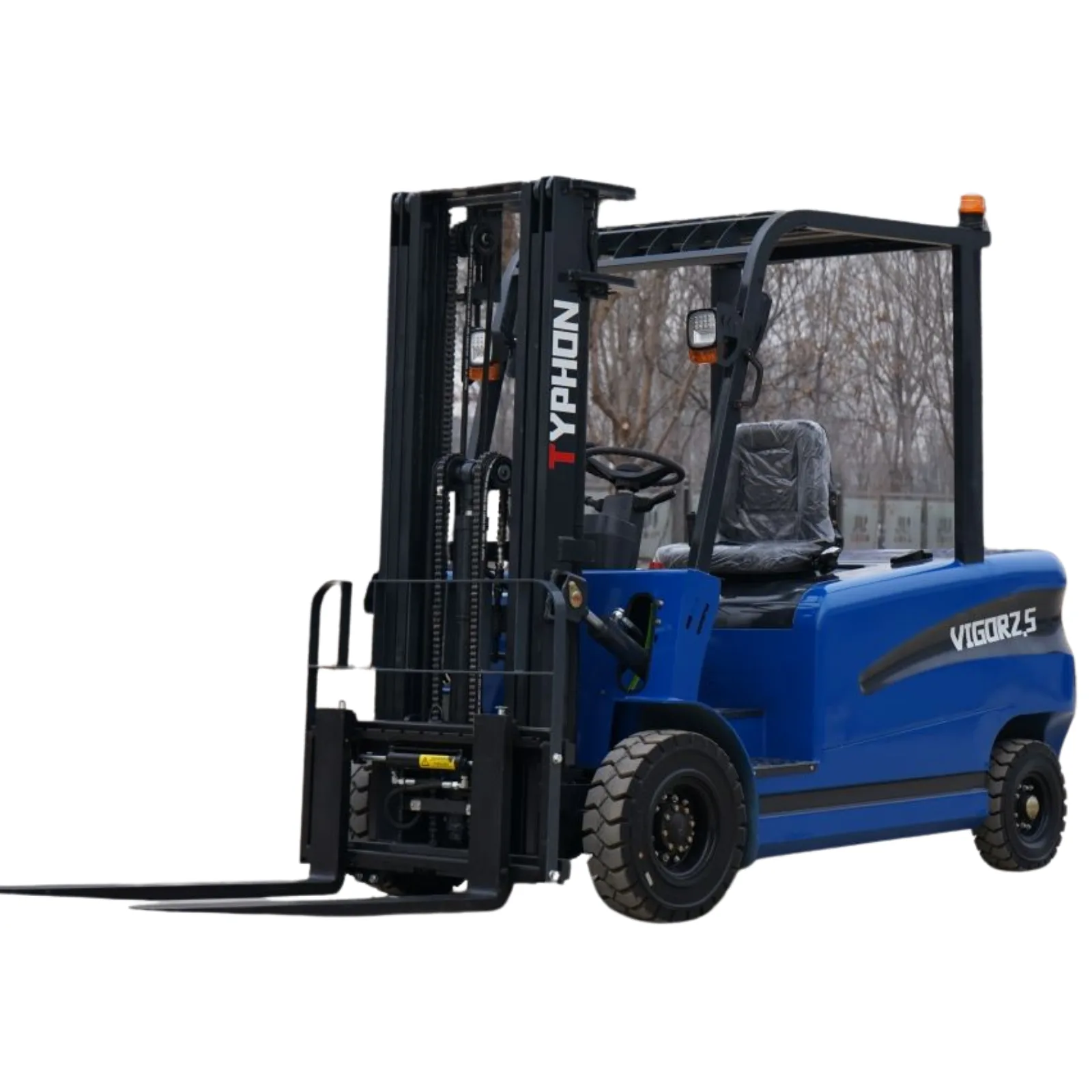New 2025 TYPHON VIGOR 2.5 Blue Electric Forklift 2.5 Ton Lifter Lift Truck Jitney Hi-Lo View 5