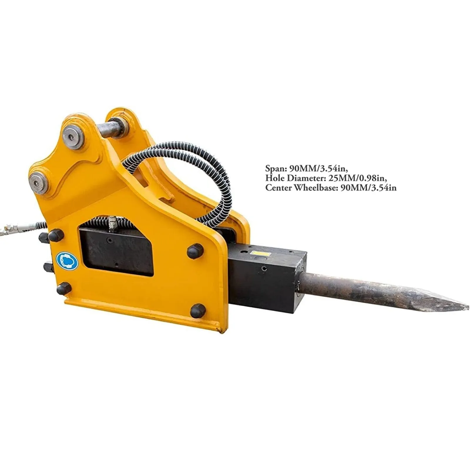 TYPHON Attachments Hydraulic Break Hammer Attachment for Mini Digger USA View 5