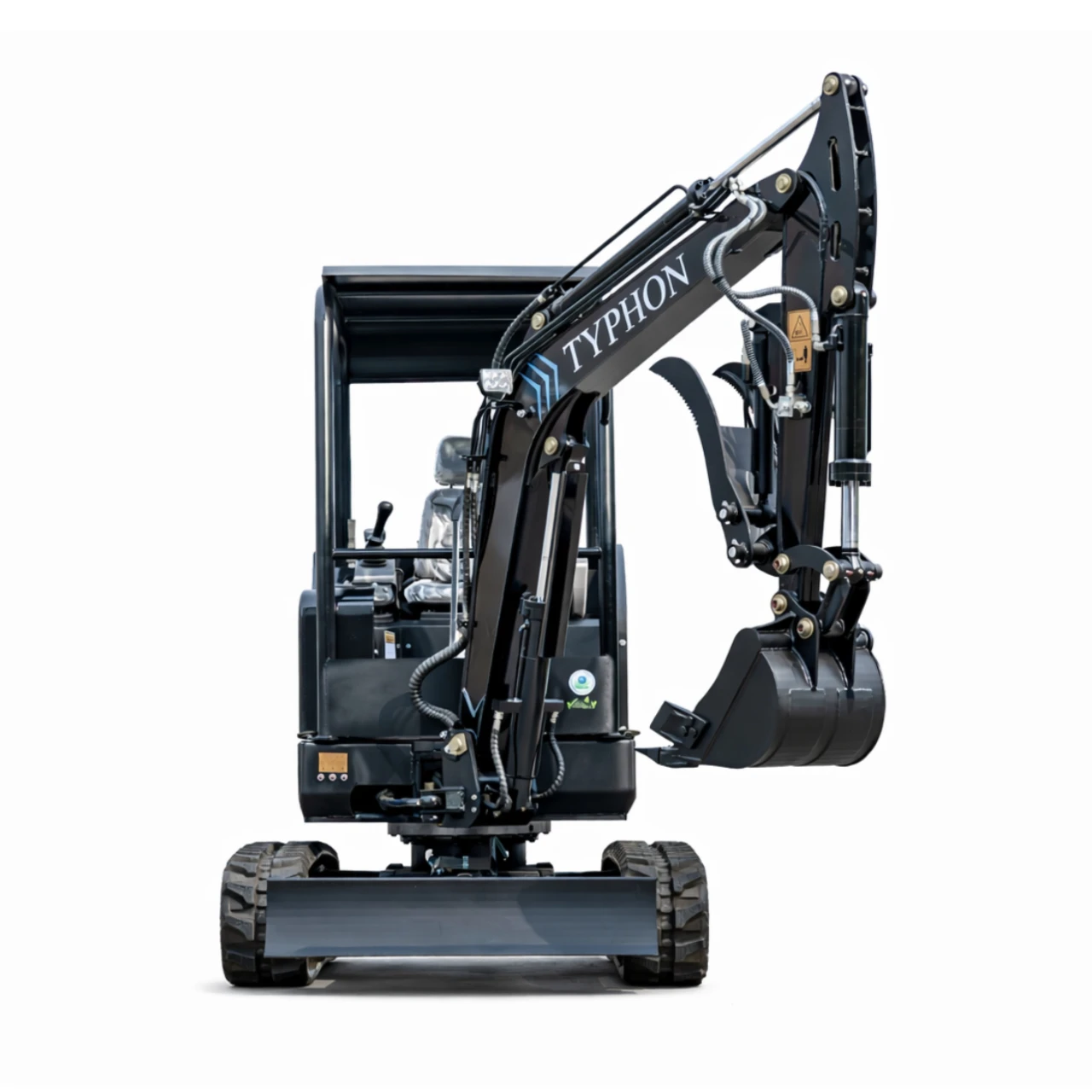 TYPHON TERROR X2 Max Canopy Mini Excavator Powerful 2.5 Ton Compact Machine with Yanmar Engine Advanced Hydraulic System View 5