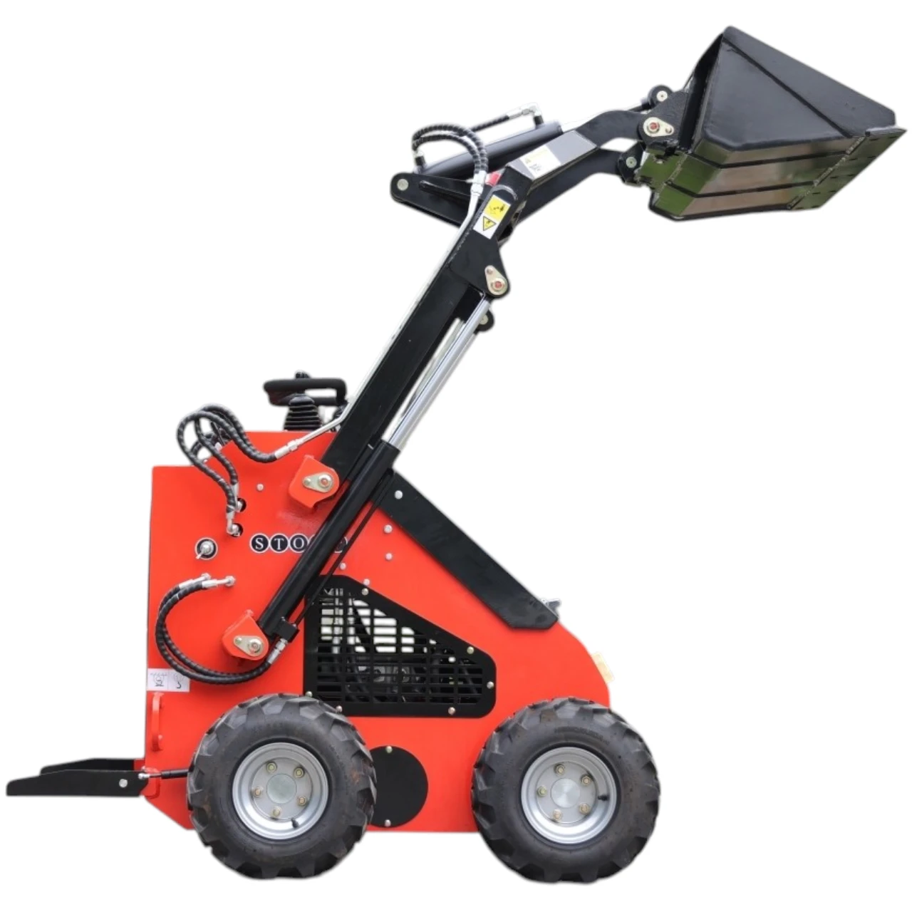 Brand New TYPHON STOMP 1,800lbs Mini Skid Steer 23.5HP Wheel Gas EPA B & S Engine USA View 5