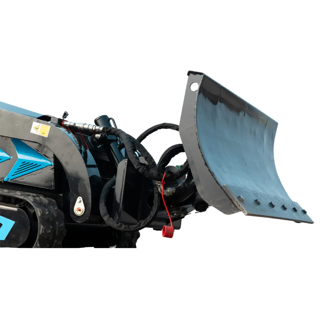Hydraulic Angle Dozer Blade 30° for TYPHON STOMP X1300 & STOMP 509 Mini Skid Steers – Heavy-Duty Grading & Snow Attachment View 5
