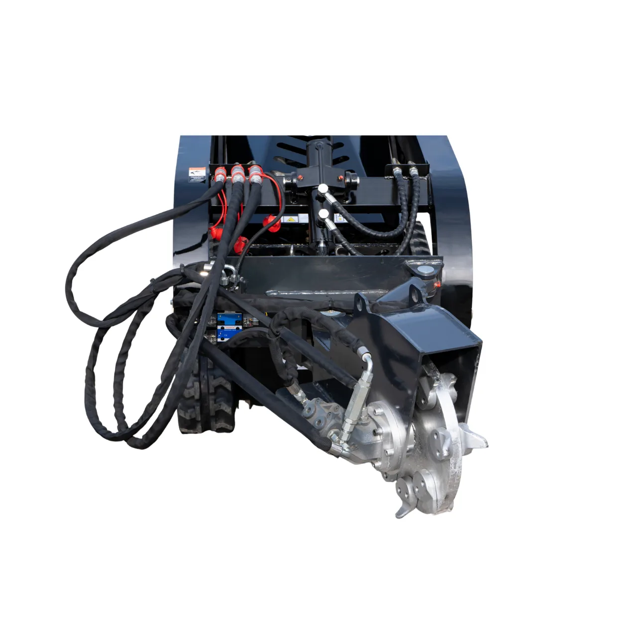 Hydraulic Swing Stump Grinder Attachment for TYPHON STOMP X1300 & STOMP 509 Mini Skid Steers View 5