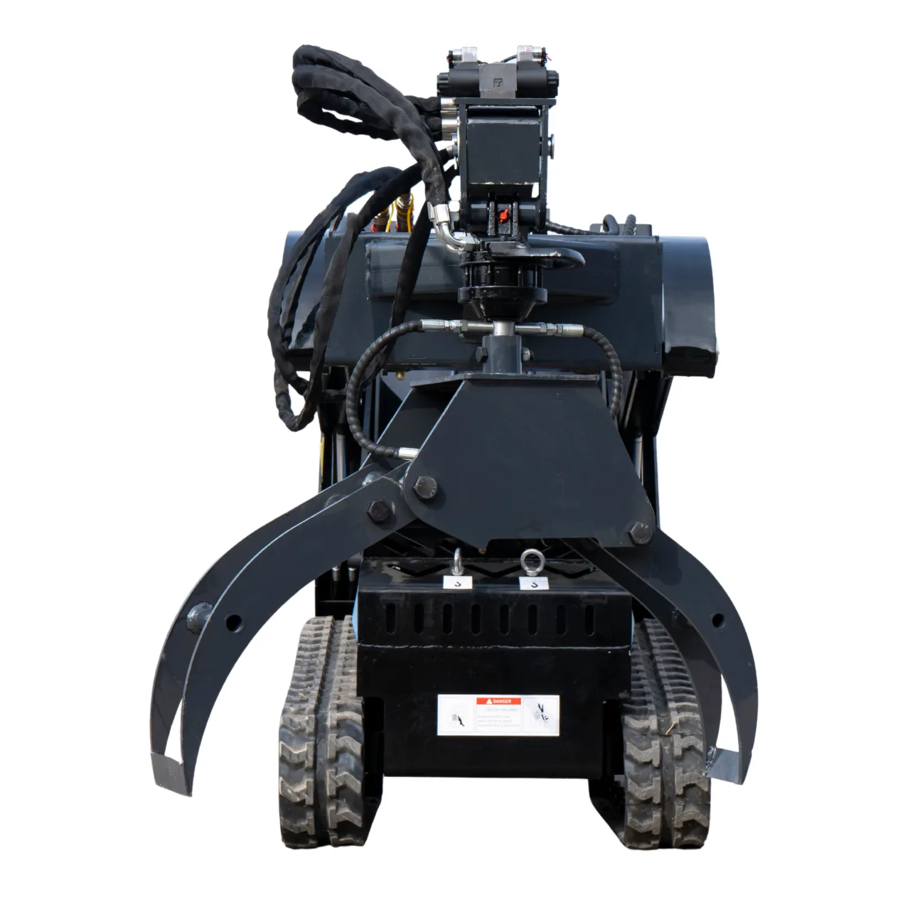 360° Hydraulic Rotary Wood Grabber for TYPHON STOMP X1300 & STOMP 509 Mini Skid Steers View 5