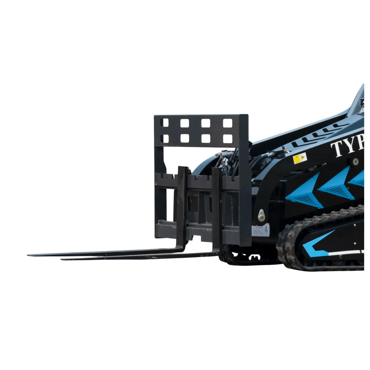 1000mm Pallet Fork & Hay Frame Attachment for TYPHON STOMP X1300 & STOMP 509 Mini Skid Steers View 5
