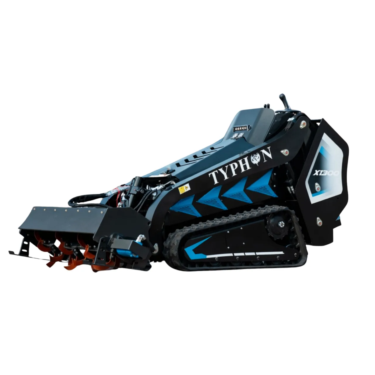 Mini Skid Steer Rotary Tiller Attachment for TYPHON STOMP X1300/TYPHON STOMP 509 View 5