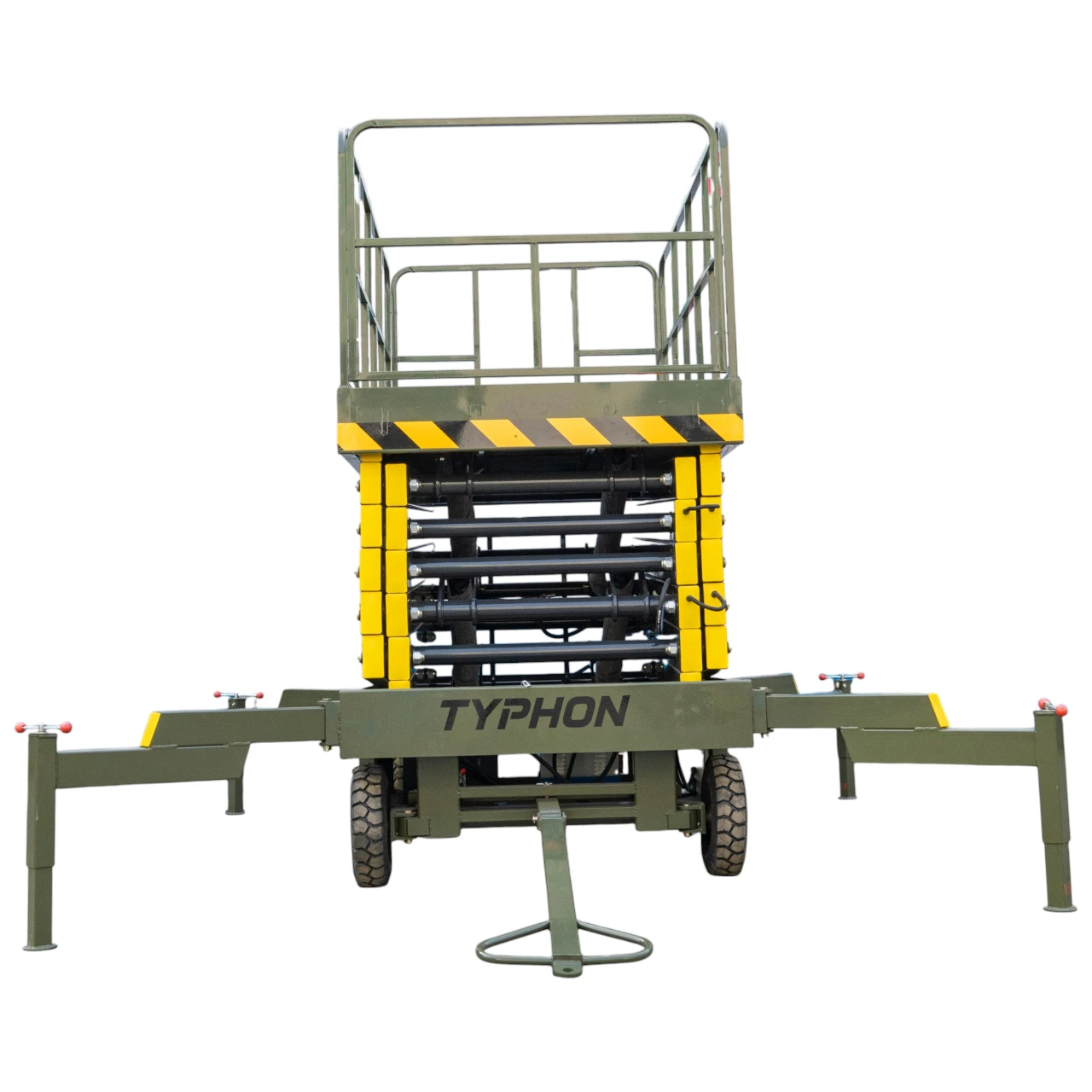 TYPHON xFlex-4065W Walk-Behind Scissor Lift 2.7 Ton with Assisted Walking, Manual outriggers of 40 ft lifting Height & 110V Electric View 5