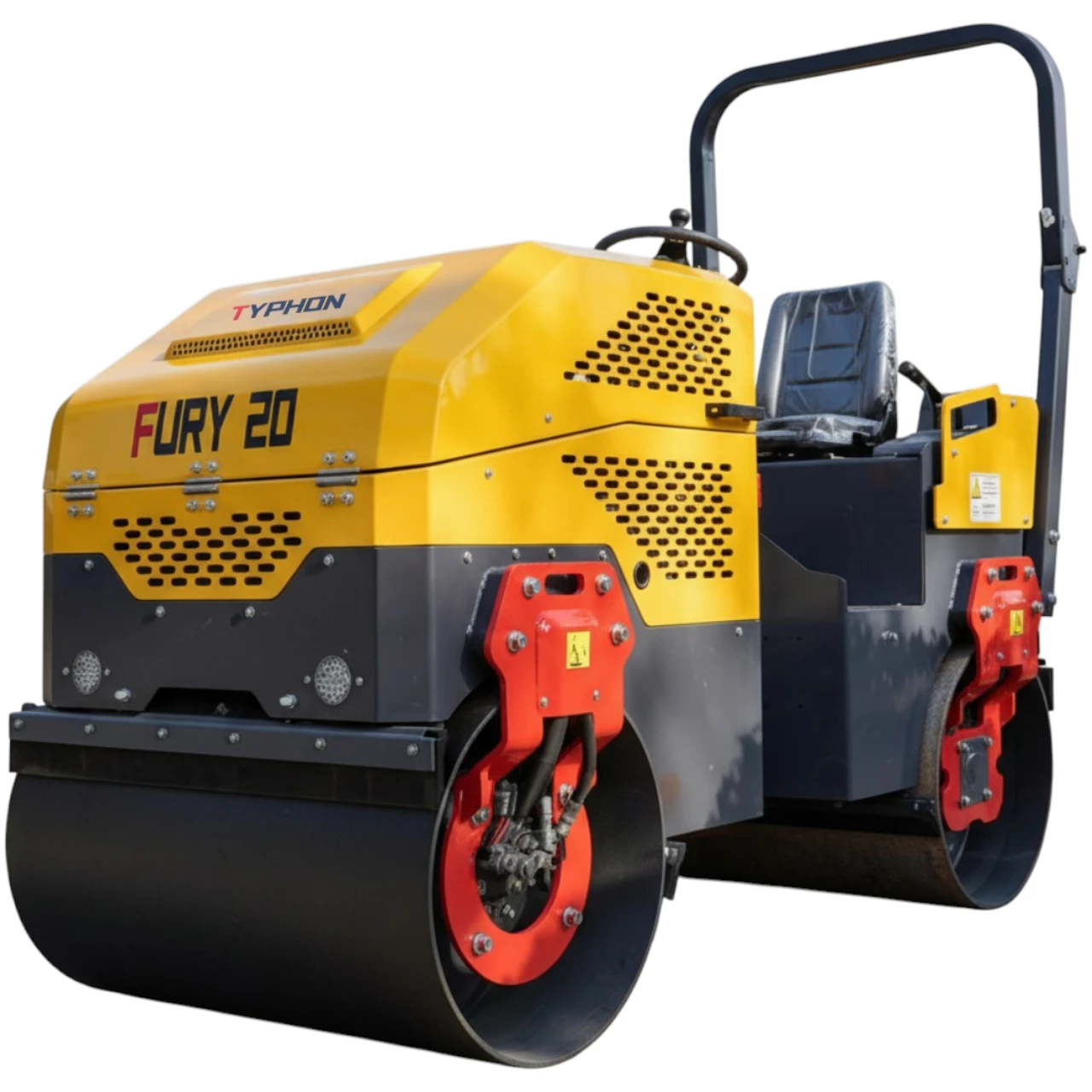 TYPHON FURY 20 Mini Road Roller 2Ton Hydraulic Oil Vibratory B&S 23hp USA engine View 5
