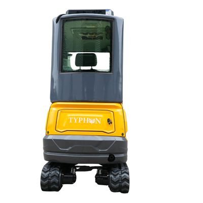 TYPHON TERROR XVII PRO Prestige Edition Mini Excavator 4000LB Kubota D902 Diesel, Enclosed Cab with AC/Heat, Hydraulic Thumb View 16