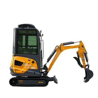 TYPHON TERROR XVII PRO Prestige Edition Mini Excavator 4000LB Kubota D902 Diesel, Enclosed Cab with AC/Heat, Hydraulic Thumb View 15