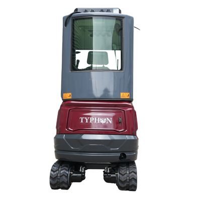 TYPHON TERROR XVII PRO Prestige Edition 4000 lb Enclosed Mini Excavator with Kubota Power & Advanced Hydraulics View 19