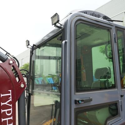 TYPHON TERROR XVII PRO Prestige Edition 4000 lb Enclosed Mini Excavator with Kubota Power & Advanced Hydraulics View 23