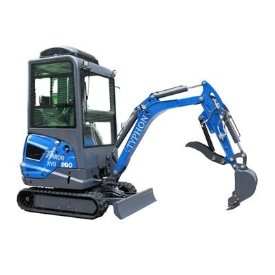 TYPHON TERROR XVII PRO Prestige Edition – Enclosed Mini Excavator with AC, Heater & Ergonomic Comfort View 22