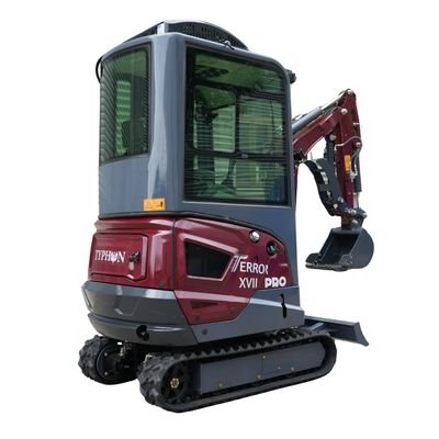 TYPHON TERROR XVII PRO Prestige Edition 4000 lb Enclosed Mini Excavator with Kubota Power & Advanced Hydraulics View 18