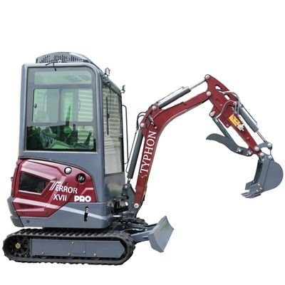 TYPHON TERROR XVII PRO Prestige Edition 4000 lb Enclosed Mini Excavator with Kubota Power & Advanced Hydraulics View 2