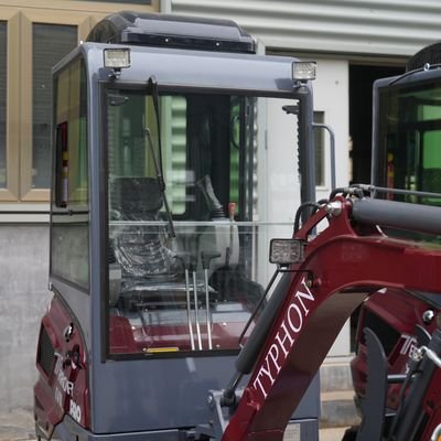TYPHON TERROR XVII PRO Prestige Edition 4000 lb Enclosed Mini Excavator with Kubota Power & Advanced Hydraulics View 22