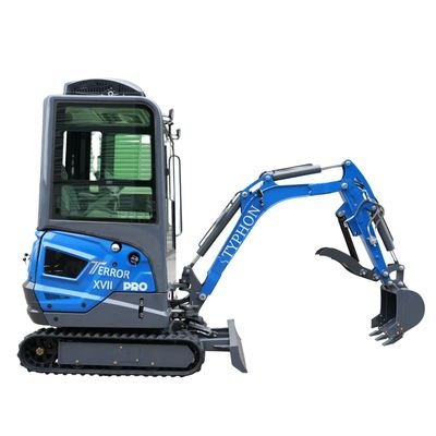 TYPHON TERROR XVII PRO Prestige Edition – Enclosed Mini Excavator with AC, Heater & Ergonomic Comfort View 15