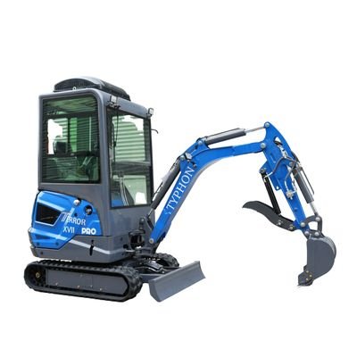 TYPHON TERROR XVII PRO Prestige Edition – Enclosed Mini Excavator with AC, Heater & Ergonomic Comfort View 16