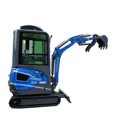 TYPHON TERROR XVII PRO Prestige Edition – Enclosed Mini Excavator with AC, Heater & Ergonomic Comfort View 17
