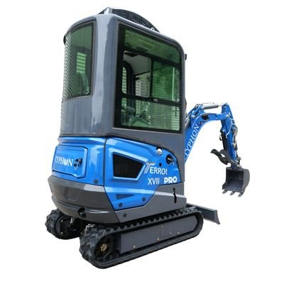 TYPHON TERROR XVII PRO Prestige Edition – Enclosed Mini Excavator with AC, Heater & Ergonomic Comfort View 18