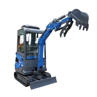 TYPHON TERROR XVII PRO Prestige Edition – Enclosed Mini Excavator with AC, Heater & Ergonomic Comfort View 21