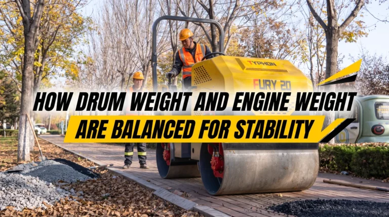 How Drum Weight and Engine Weight Are Balanced for Stability