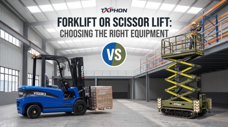 Forklift vs. Scissor Lift: Choosing the Right Equipment for Material Handling?