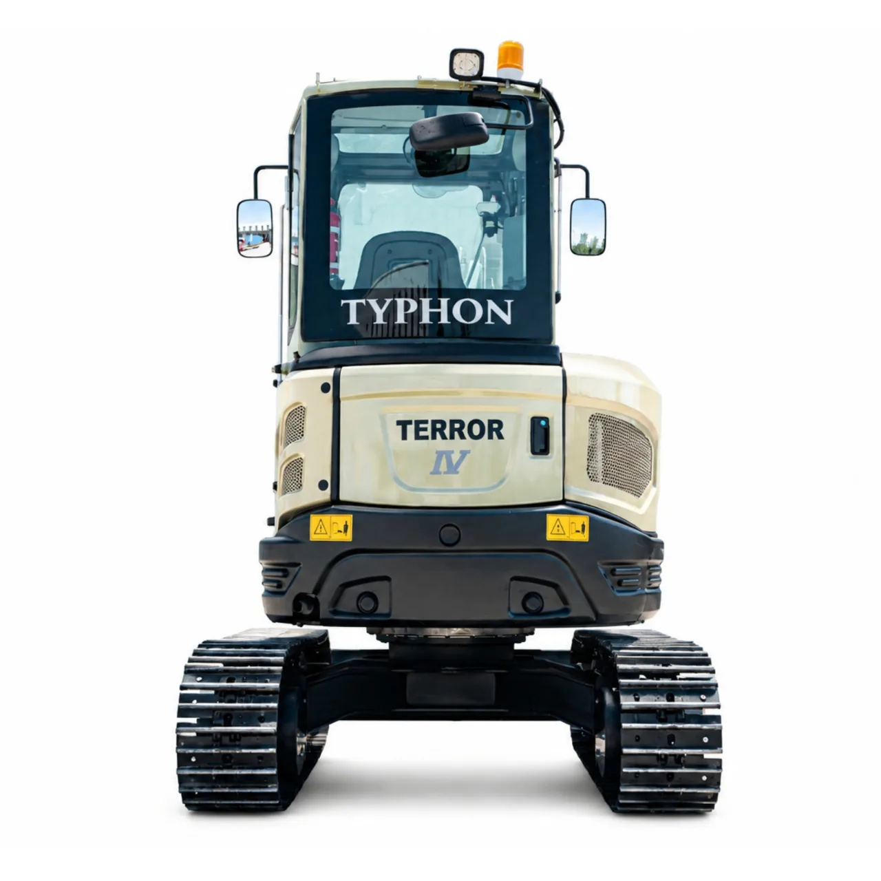 TYPHON TERROR IV PROPACT 9,000 lb Mini Excavator – Kubota D1703, AC/Heat Cab & Metal Tracks - Image 4