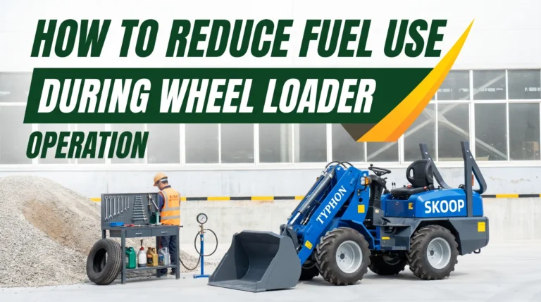 How to Reduce Fuel Use During Wheel Loader Operation
