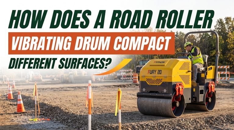 How Does a Road Roller Vibrating Drum Compact Different Surfaces