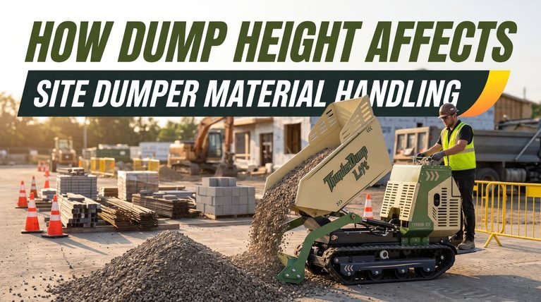How Dump Height Affects Site Dumper Material Handling