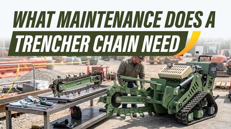 What Maintenance Does a Trencher Chain Need